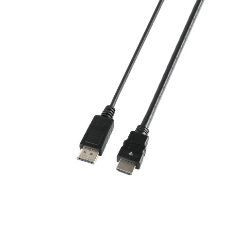Cablu V7 V7DP14HDMI21-1M-BLK, DisplayPort male - HDMI male, 1m, Black