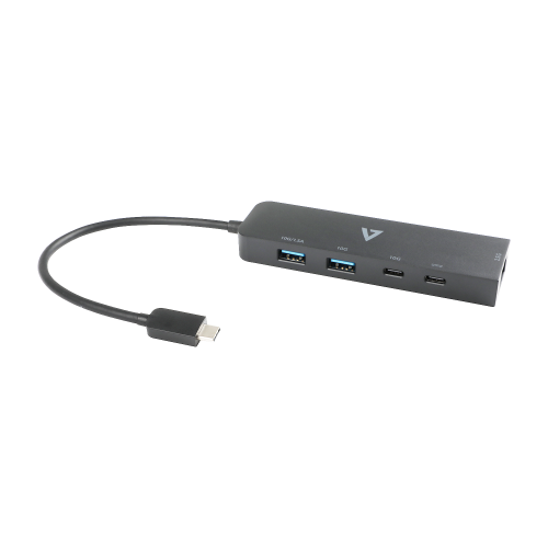 Docking Station V7UCRJ25GHUB-BLK, Black