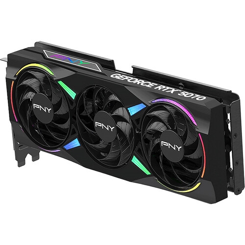 Placa video PNY nVidia GeForce RTX 5070 ARGB EPIC-X Triple Fan OC 12GB, GDDR7, 192 bit