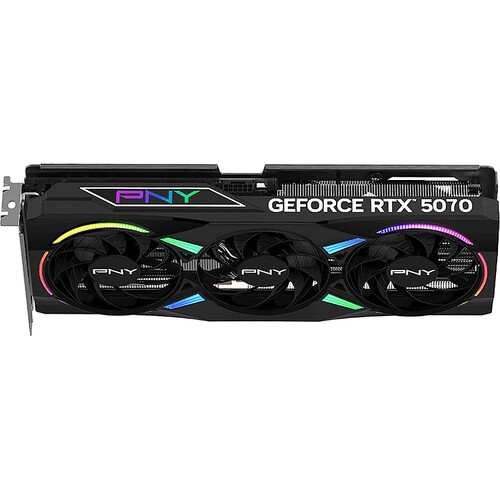 Placa video PNY nVidia GeForce RTX 5070 ARGB EPIC-X Triple Fan OC 12GB, GDDR7, 192 bit