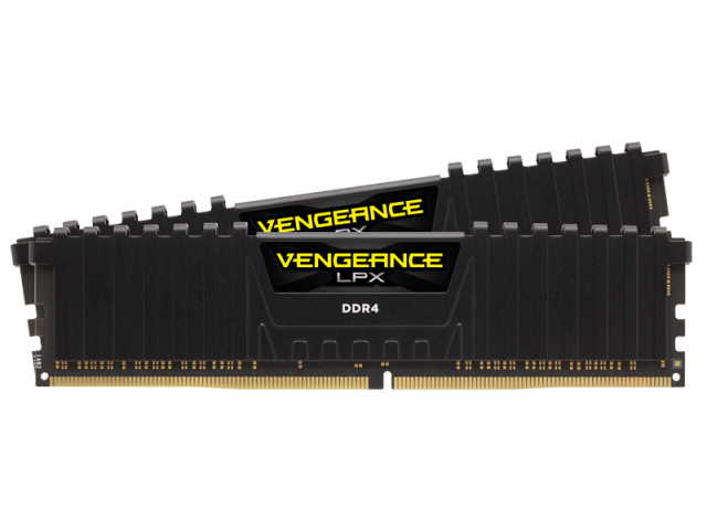 Kit Memorie Corsair Vengeance LPX Black, 16GB, DDR4-3200MHz, CL16, Dual Channel