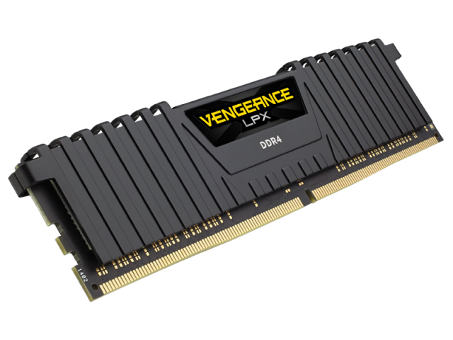 Kit Memorie Corsair Vengeance LPX Black, 16GB, DDR4-3200MHz, CL16, Dual Channel