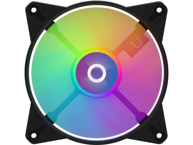 Ventilator AQIRYS Cetus 4M-12IL09B-RGB, RGB LED, 120mm, Black
