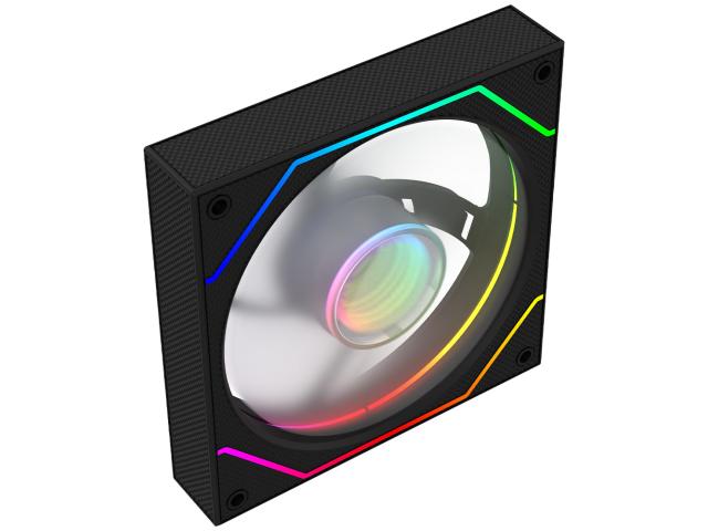 Ventilator 120 mm AQIRYS Cetus 4P-12SLI18-ARGB