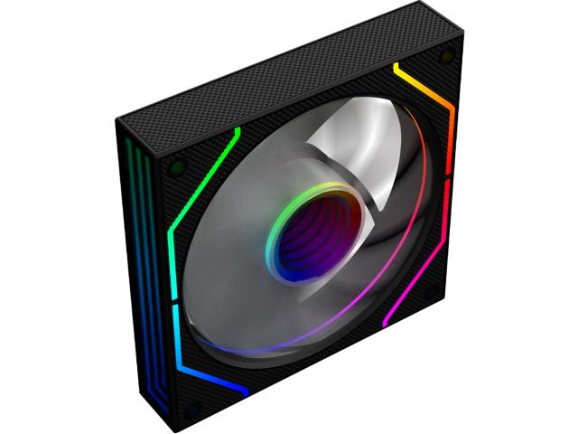 Ventilator 120 mm AQIRYS Cetus 4P-12SLI26-ARGB