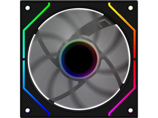 Ventilator 120 mm AQIRYS Cetus 4P-12SLI26-ARGB