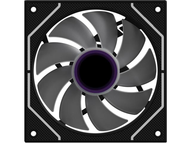 Ventilator 120 mm AQIRYS Cetus 4P-12SLI26-ARGB