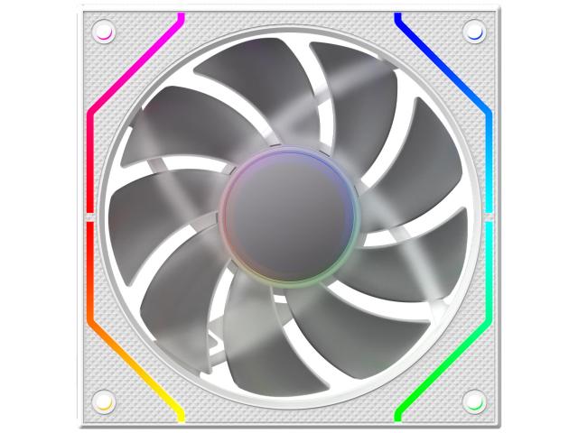 Ventilator 120 mm AQIRYS Cetus 4P-12SLI26W-ARGB