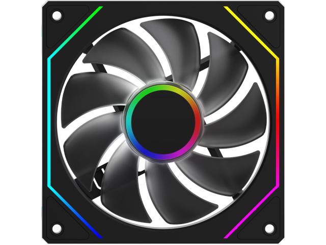 Ventilator 120 mm AQIRYS Cetus 6P-12SLI17B-ARGB