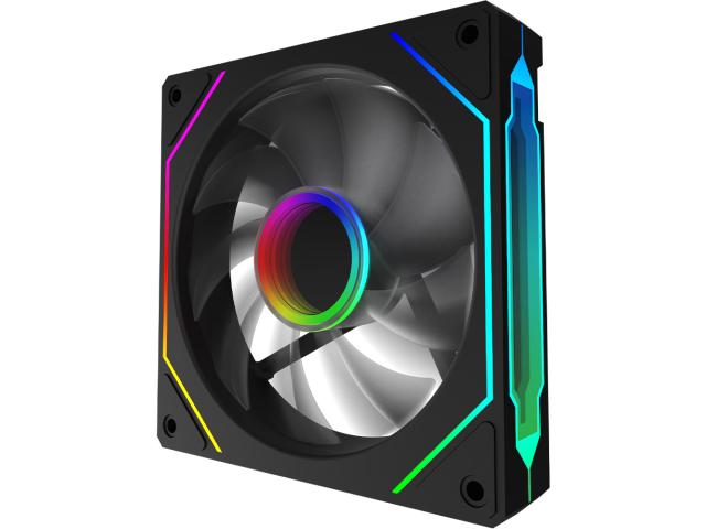 Ventilator 120 mm AQIRYS Cetus 6P-12SLI17B-ARGB