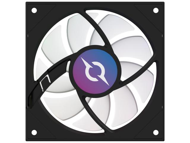 Ventilator AQIRYS Cetus 6P-12SLI18-ARGB, ARGB LED, 120mm, Black