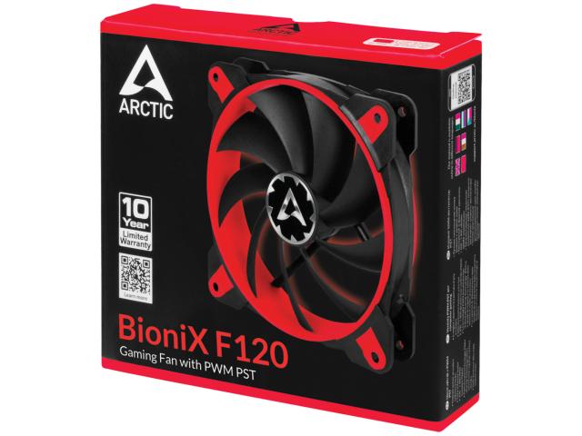 Ventilator Arctic BioniX F120 Red, 120mm