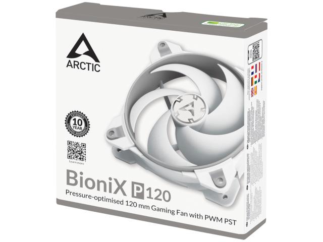 Ventilator Arctic BioniX P120, 120 mm, Grey-White