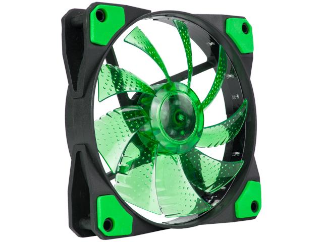 Ventilator Marvo FN-10 green LED, 120mm