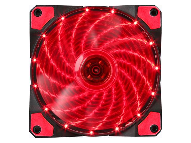 Ventilator Marvo FN-10 red LED, 120mm