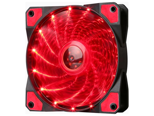 Ventilator Marvo FN-10 red LED, 120mm