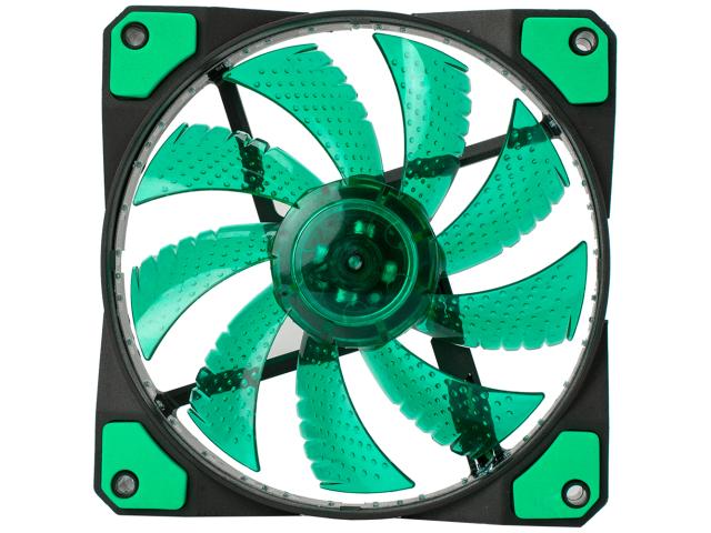 Ventilator Marvo FN-11 green LED, 120mm 