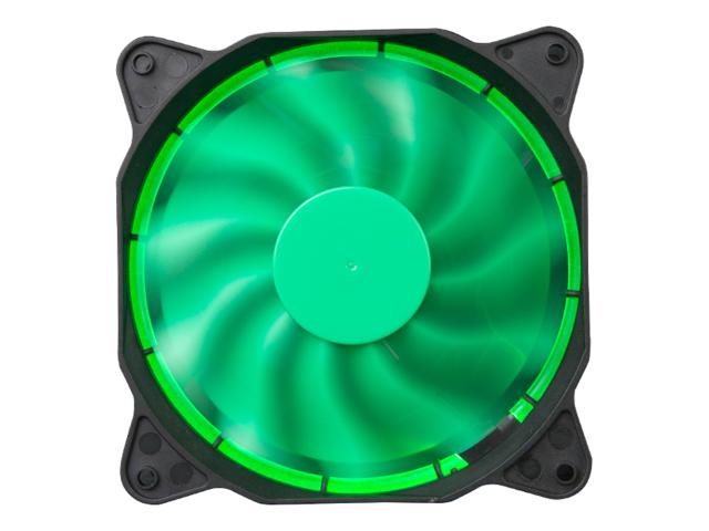 Ventilator Marvo FN-12 green LED, 120mm