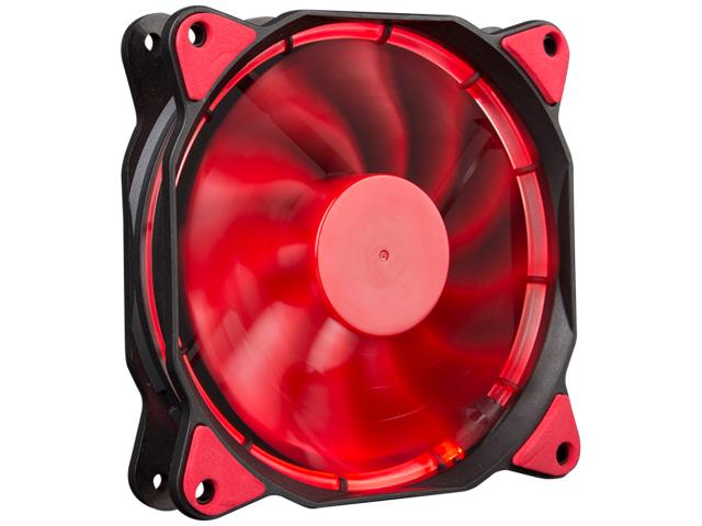 Ventilator Marvo FN-12 red LED, 120mm 
