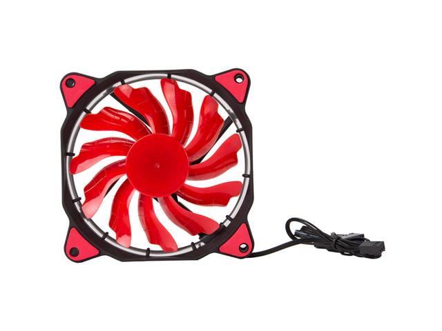 Ventilator Marvo FN-12 red LED, 120mm 