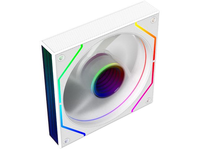 Ventilator 120 mm Reverse Blade AQIRYS Cetus 4P-12RB26W-ARGB