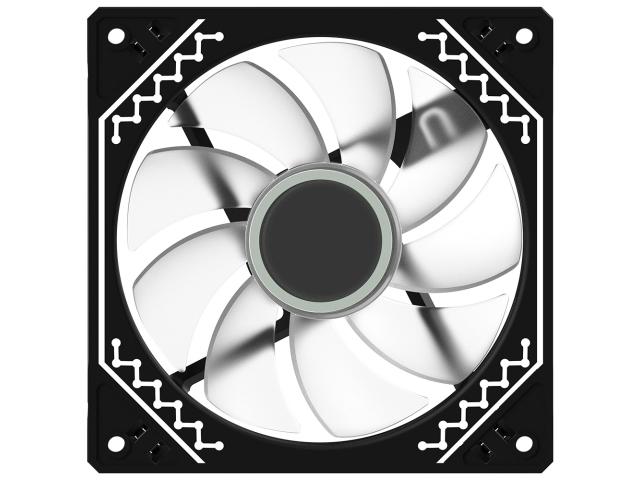 Ventilator 120 mm Reverse Blade AQIRYS Cetus 6P-12DLRB16B-ARGB