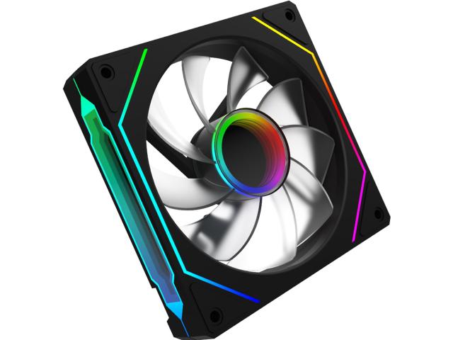 Ventilator 120 mm Reverse Blade AQIRYS Cetus 6P-12SRB17B-ARGB