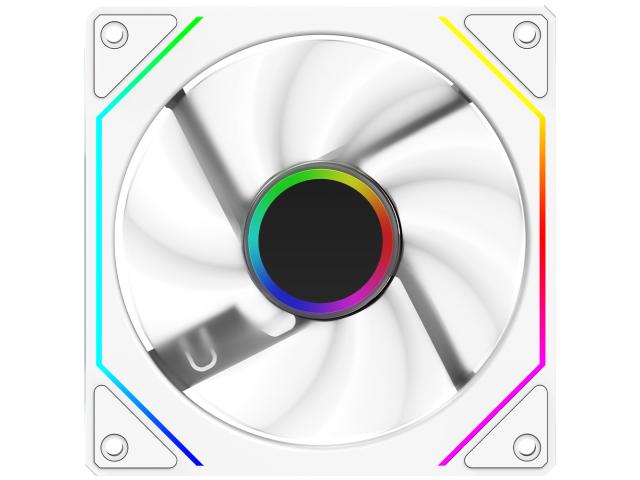 Ventilator 120 mm Reverse Blade AQIRYS Cetus 6P-12SRB17W-ARGB