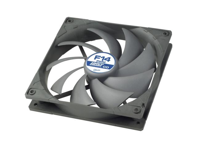 Ventilator Arctic F14 PWM PST CO, 140mm, Grey