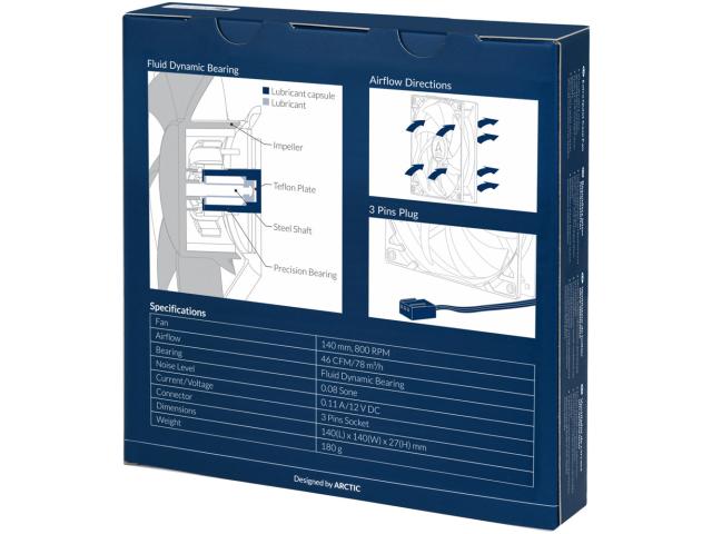 Ventilator Arctic F14 Silent, 140mm