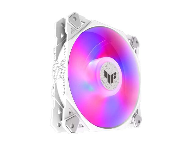 Ventilator carcasa ASUS TUF Gaming TF120 ARGB White Edition, 120 mm