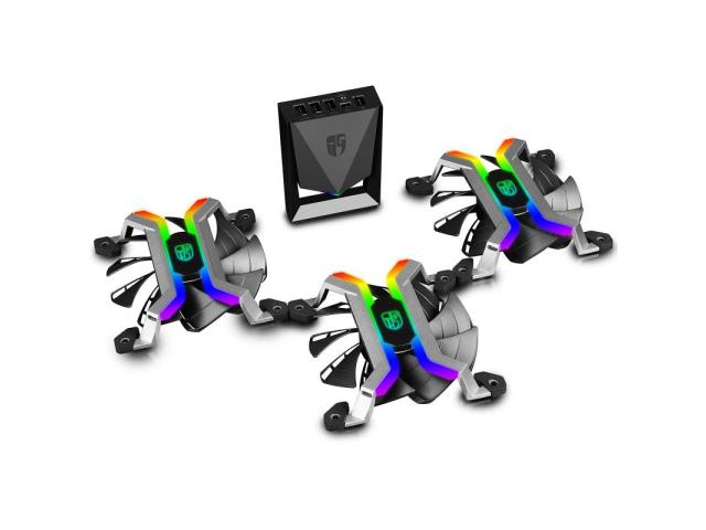 Ventilator Deepcool GamerStorm MF120, 120mm, Pachet 3 bucati