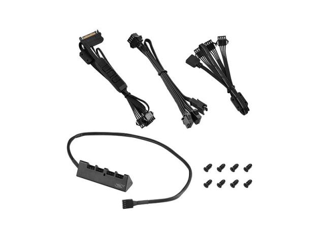 Ventilator Deepcool RF140 RGB LED, 140mm, Pachet Dublu