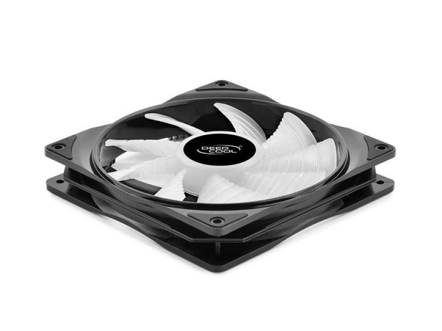 Ventilator Deepcool RF140 RGB LED, 140mm, Pachet Dublu