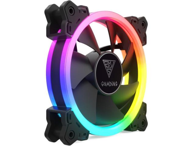 Ventilator Gamdias Aeolus M1 1201 RGB Fan, 120mm