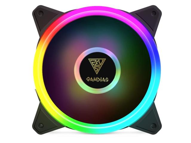 Ventilator Gamdias Aeolus M2  1201 RGB LED, 120mm
