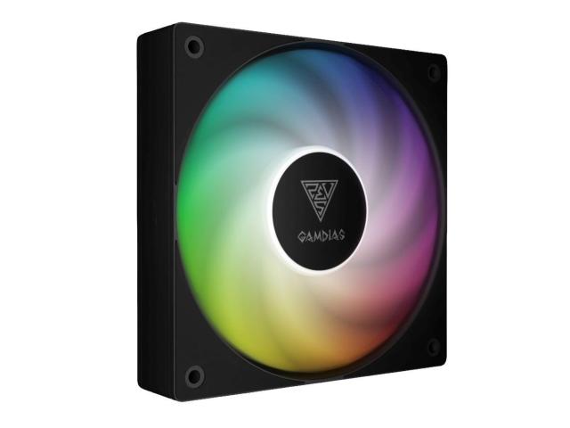 Ventilator Gamdias Notus M1-1201 120mm negru iluminare aRGB