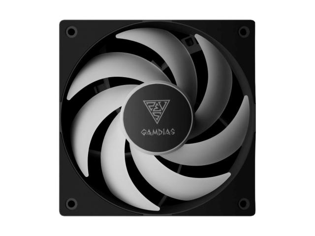 Ventilator Gamdias Notus M1-1201 120mm negru iluminare aRGB
