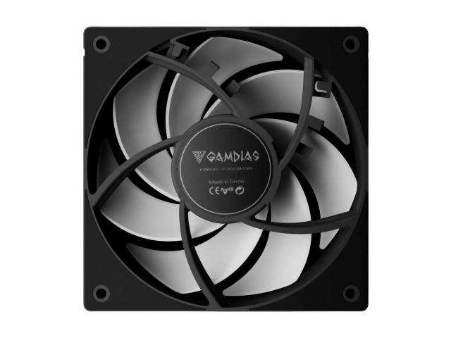 Ventilator Gamdias Notus M1-1201 120mm negru iluminare aRGB