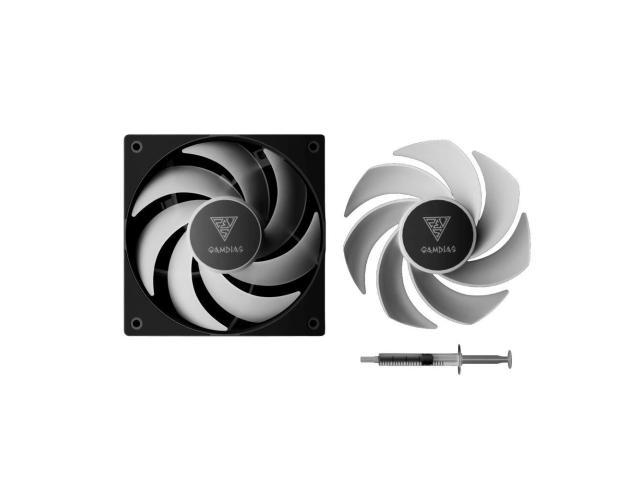 Ventilator Gamdias Notus M1-1201 120mm negru iluminare aRGB