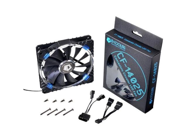 Ventilator ID-Cooling CF-14025-B 140mm Blue LED