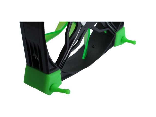 Ventilator Inter-Tech CobaNitrox Extended N-120-G 120mm, Green LED