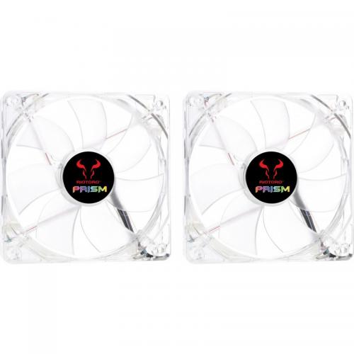 Ventilator Riotoro Prism RGB, 120mm, 2 Pack