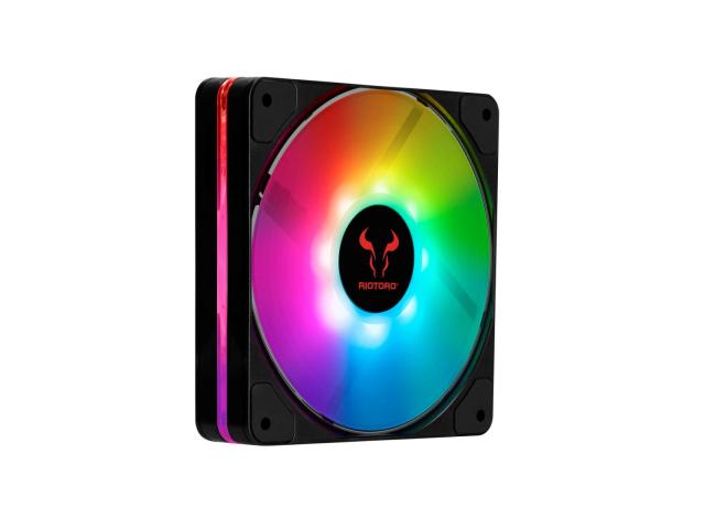 Ventilator Riotoro Quiet Storm RGB, 120mm