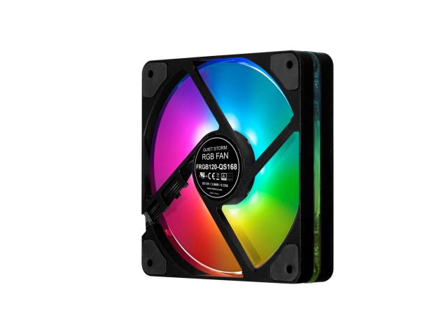 Ventilator Riotoro Quiet Storm RGB, 120mm