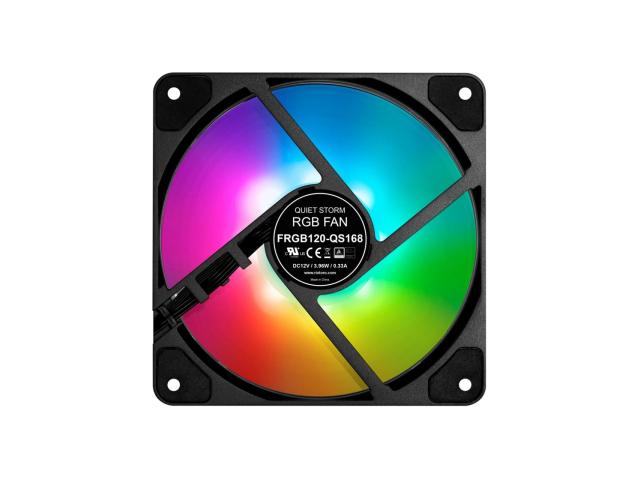 Ventilator Riotoro Quiet Storm RGB, 120mm