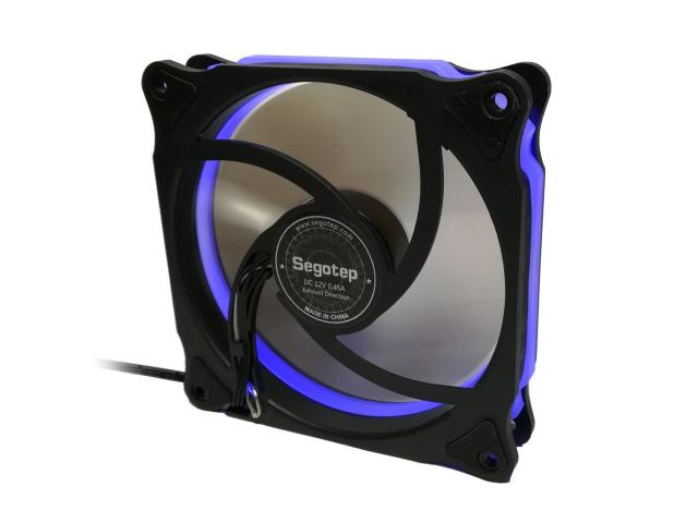 Ventilator Segotep Halo 12 Blue LED, 120mm