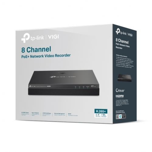 NVR TP-Link VIGI NVR2008H-8MP, 8 canale
