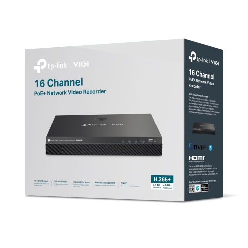 NVR TP-Link VIGI NVR2016H-16MP, 16 canale