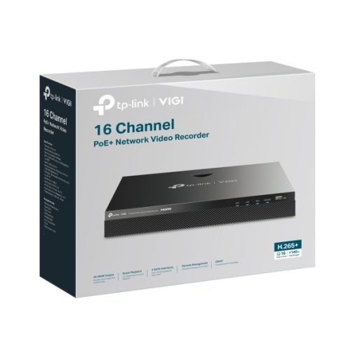 NVR TP-Link VIGI NVR2016H-16MP-4TB, 16 canale